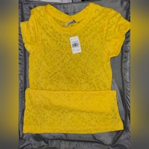 NWT Yellow shirt